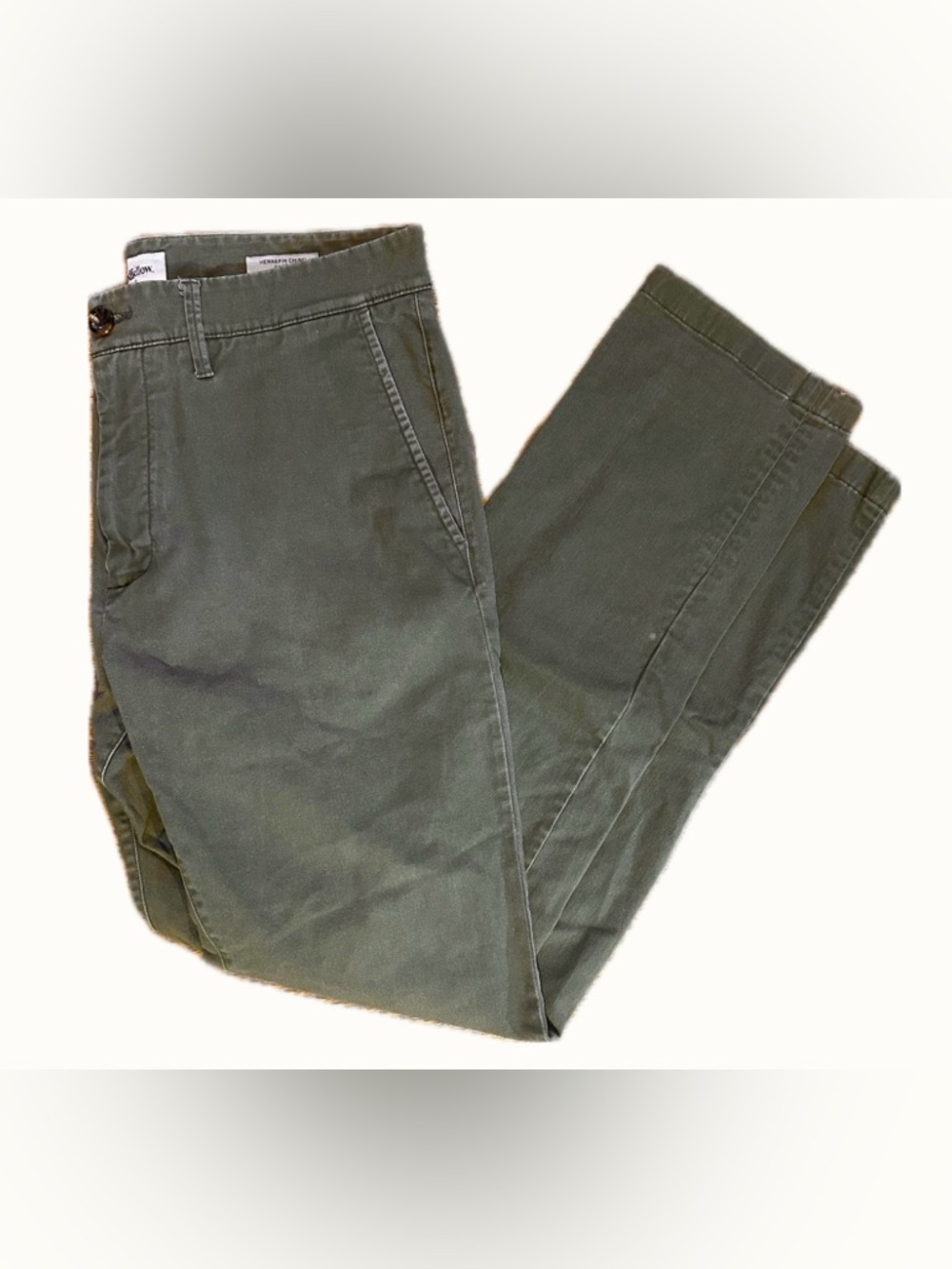 Goodfellow & Co Hennepin Slim Chino Pants 32x30 Olive Green Men’s